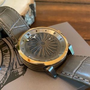 Zinvo Gray/Rose Gold Blade Fusion Automatic Watch